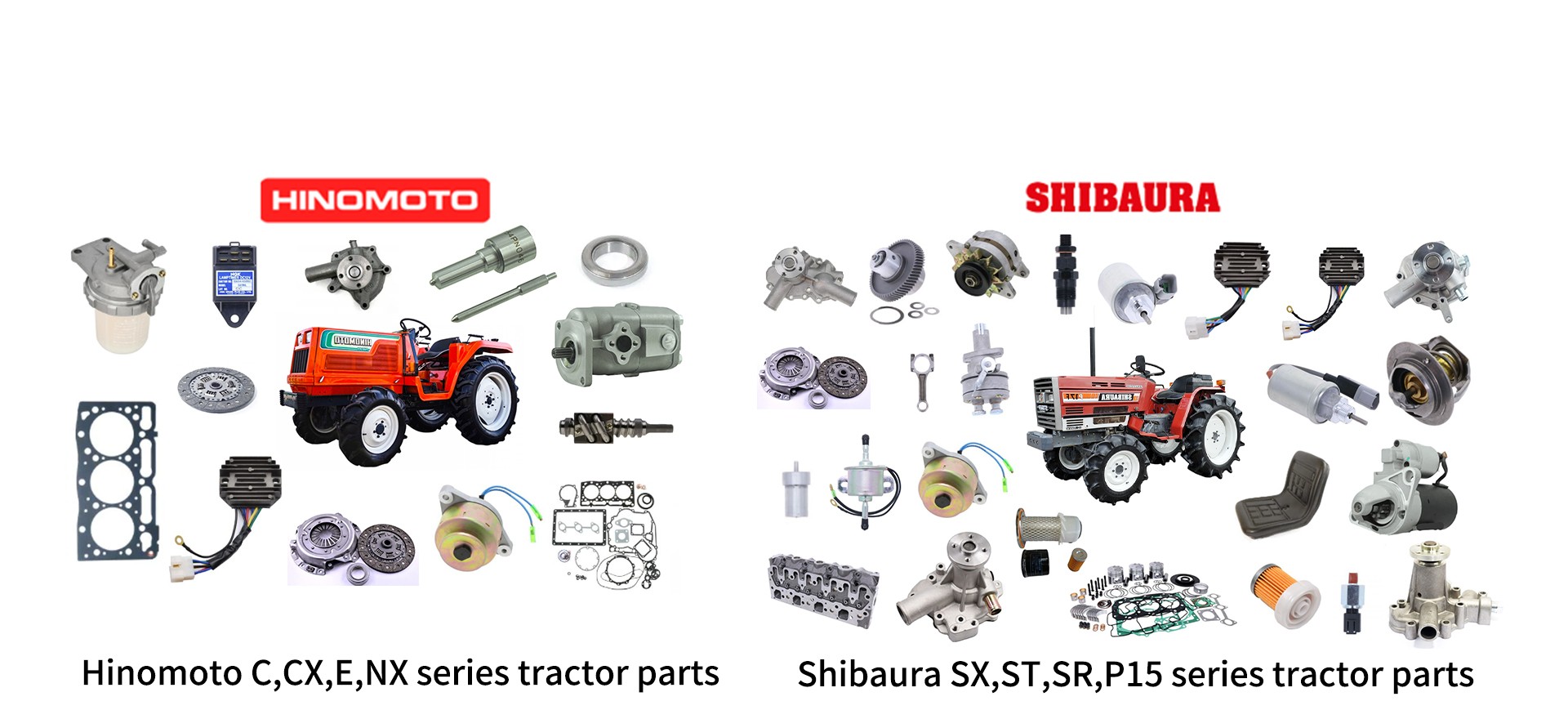 Japanese compact tractor parts