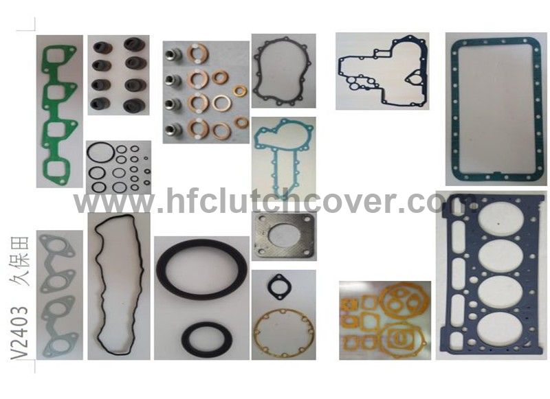 Complete Cylinder Head & Upper Gasket Set For Kubota V2403 Diesel Engine